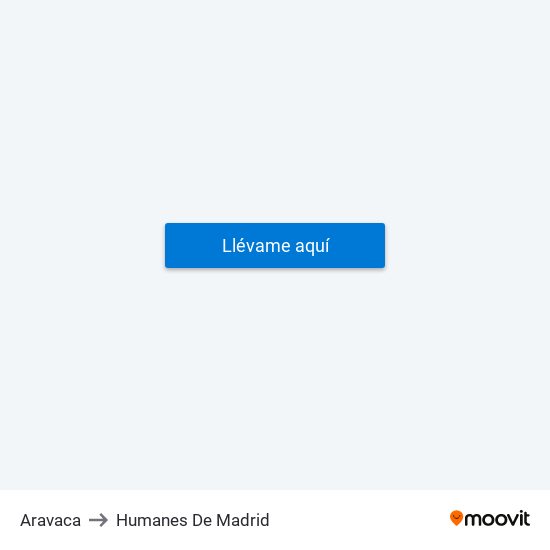 Aravaca to Humanes De Madrid map