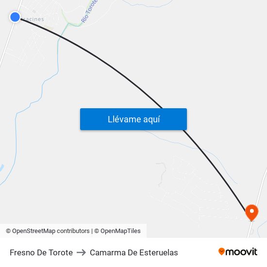 Fresno De Torote to Camarma De Esteruelas map