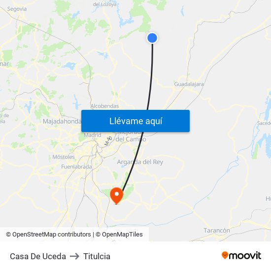 Casa De Uceda to Titulcia map