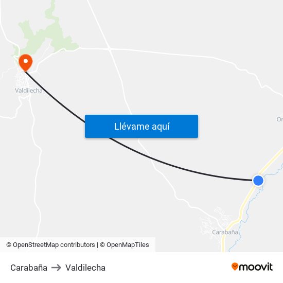 Carabaña to Valdilecha map
