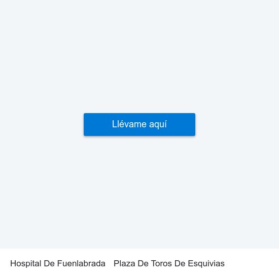 Hospital De Fuenlabrada to Plaza De Toros De Esquivias map
