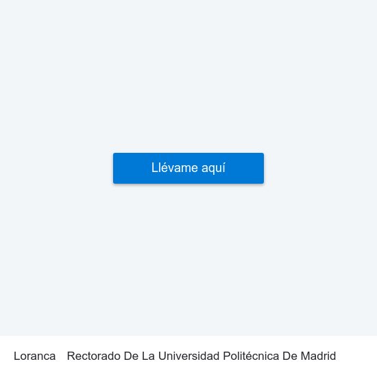 Loranca to Rectorado De La Universidad Politécnica De Madrid map