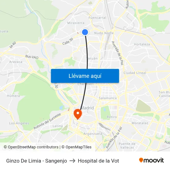 Ginzo De Limia - Sangenjo to Hospital de la Vot map