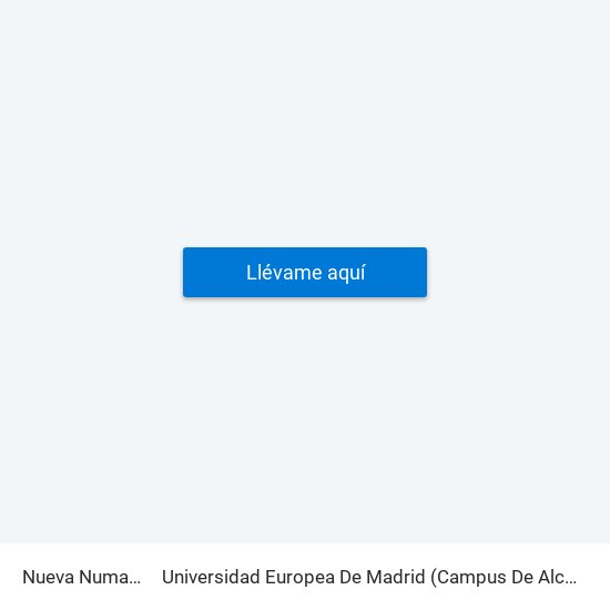 Nueva Numancia to Universidad Europea De Madrid (Campus De Alcobendas) map