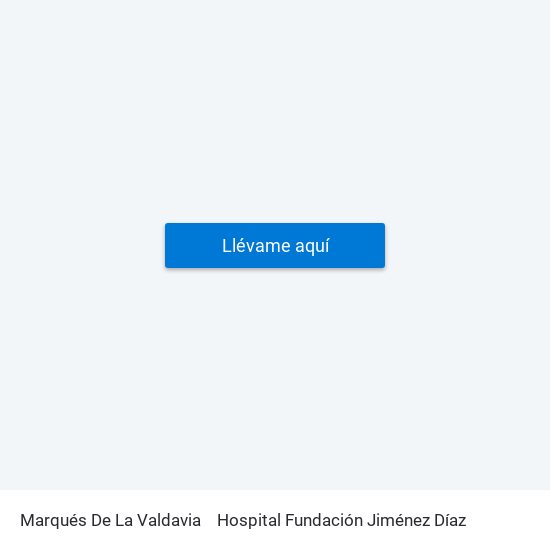 Marqués De La Valdavia to Hospital Fundación Jiménez Díaz map