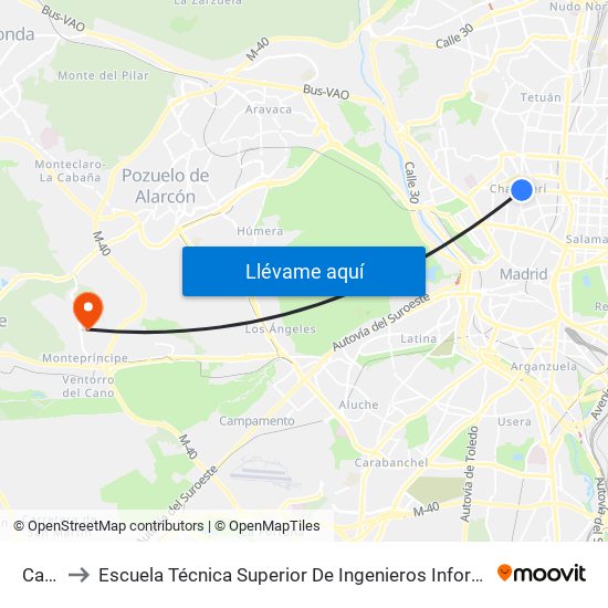 Canal to Escuela Técnica Superior De Ingenieros Informáticos Upm map