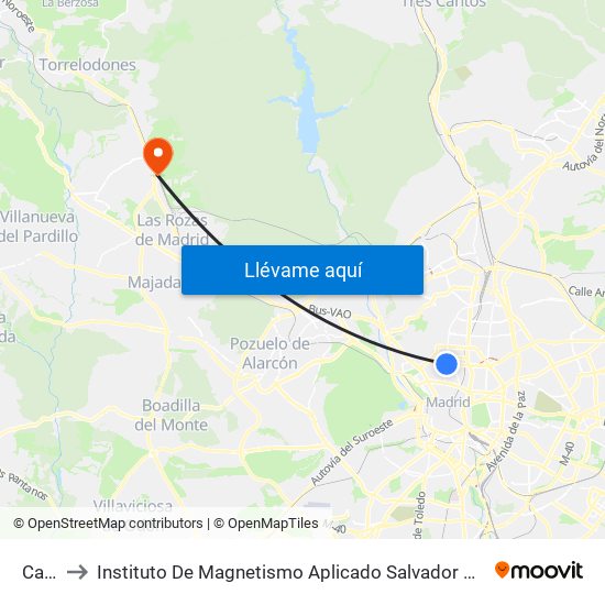 Canal to Instituto De Magnetismo Aplicado Salvador Velayos (Ucm) map