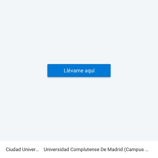 Ciudad Universitaria to Universidad Complutense De Madrid (Campus De Somosaguas) map