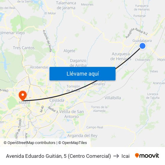 Avenida Eduardo Guitián, 5 (Centro Comercial) to Icai map