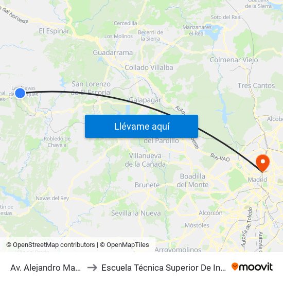 Av. Alejandro Mas - Cartagena to Escuela Técnica Superior De Ingenieros Industriales map