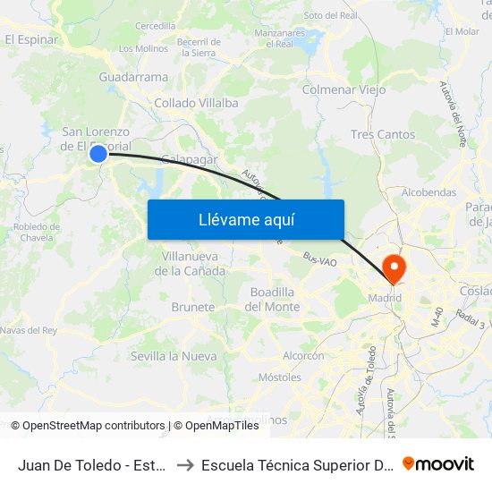 Juan De Toledo - Estación De Autobuses to Escuela Técnica Superior De Ingenieros Industriales map