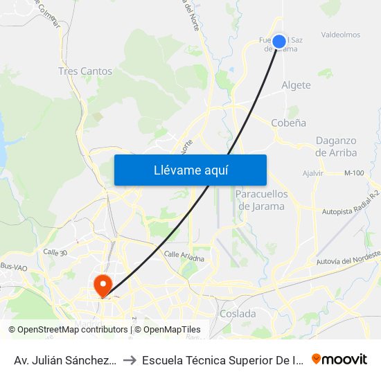 Av. Julián Sánchez - Constitución to Escuela Técnica Superior De Ingenieros Industriales map