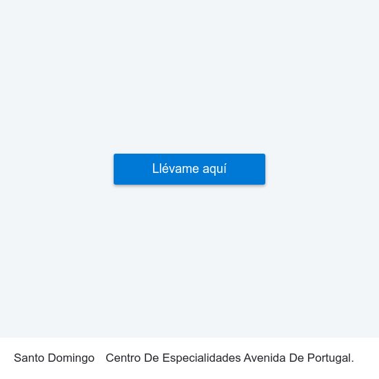 Santo Domingo to Centro De Especialidades Avenida De Portugal. map