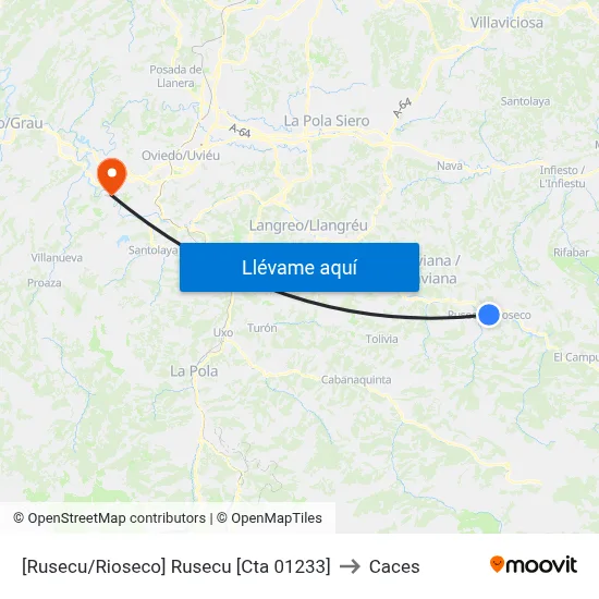 [Rusecu/Rioseco]  Rusecu [Cta 01233] to Caces map