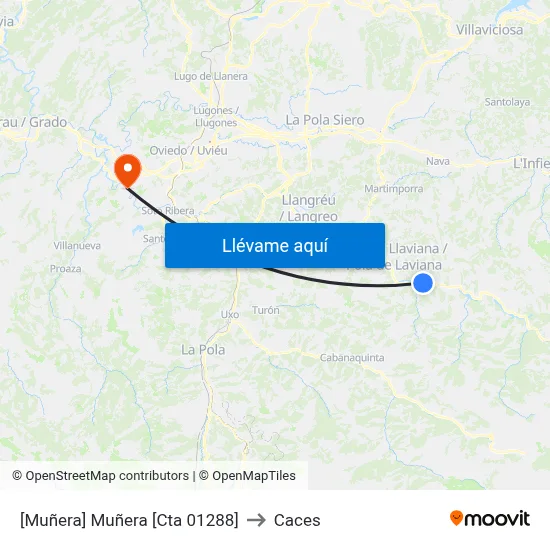 [Muñera]  Muñera [Cta 01288] to Caces map