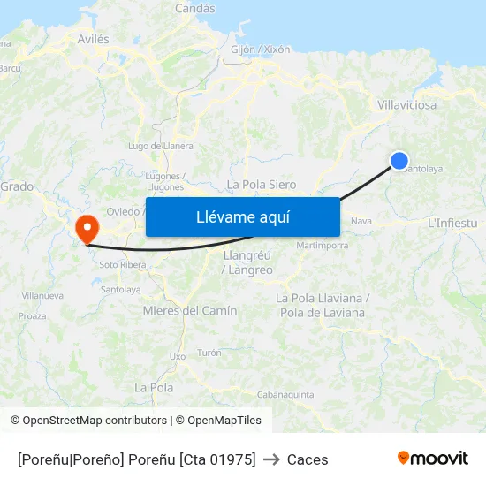 [Poreñu|Poreño]  Poreñu [Cta 01975] to Caces map