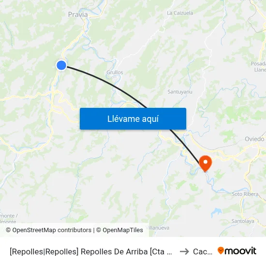 [Repolles|Repolles]  Repolles De Arriba [Cta 05301] to Caces map