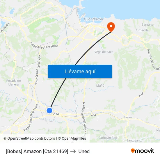 [Bobes]  Amazon [Cta 21469] to Uned map