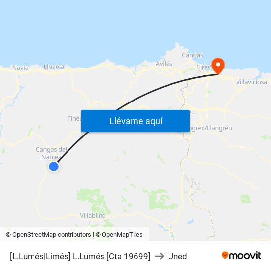 [L.Lumés|Limés]  L.Lumés [Cta 19699] to Uned map