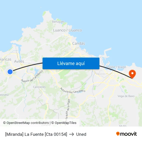 [Miranda]  La Fuente [Cta 00154] to Uned map