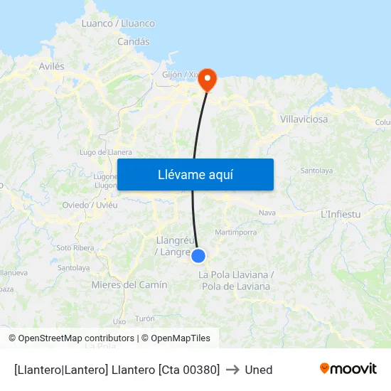 [Llantero|Lantero]  Llantero [Cta 00380] to Uned map