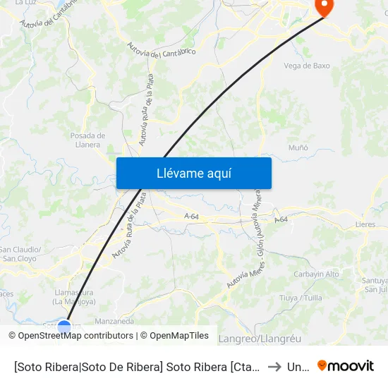 [Soto Ribera|Soto De Ribera]  Soto Ribera [Cta 02657] to Uned map