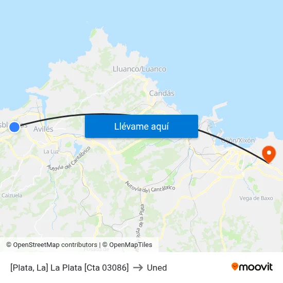 [Plata, La]  La Plata [Cta 03086] to Uned map