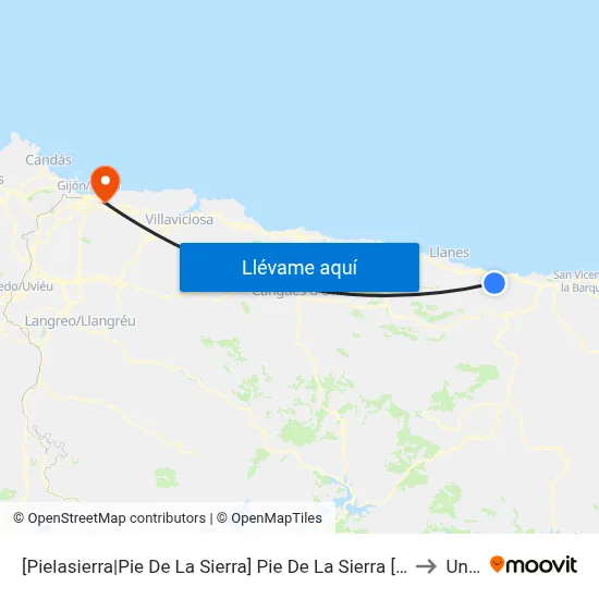 [Pielasierra|Pie De La Sierra]  Pie De La Sierra [Cta 03726] to Uned map