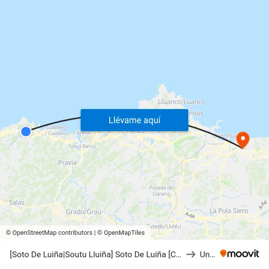 [Soto De Luiña|Soutu Lluiña]  Soto De Luiña [Cta 05277] to Uned map