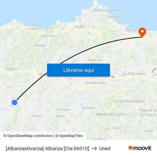 [Albariza|Alvariza]  Albariza [Cta 06010] to Uned map