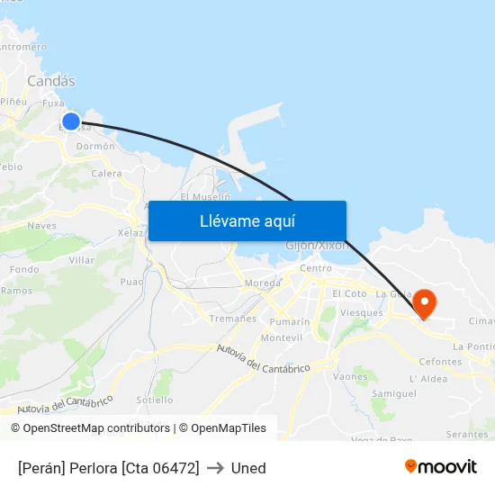 [Perán]  Perlora [Cta 06472] to Uned map