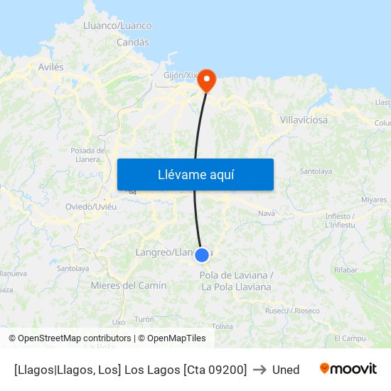 [Llagos|Llagos, Los]  Los Lagos [Cta 09200] to Uned map