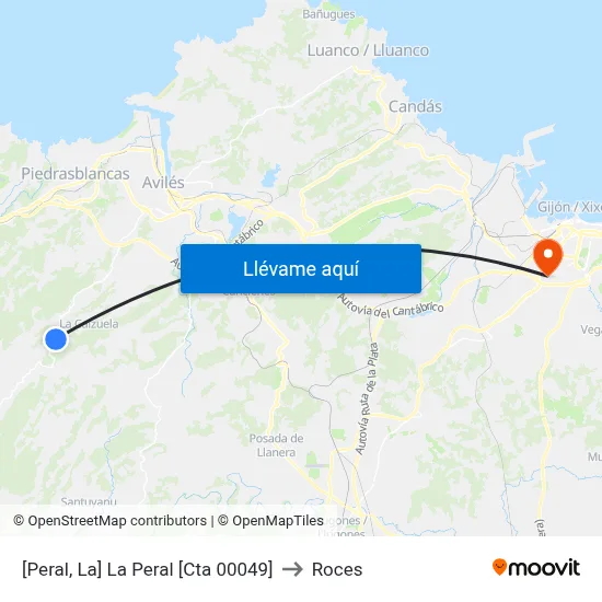 [Peral, La]  La Peral [Cta 00049] to Roces map