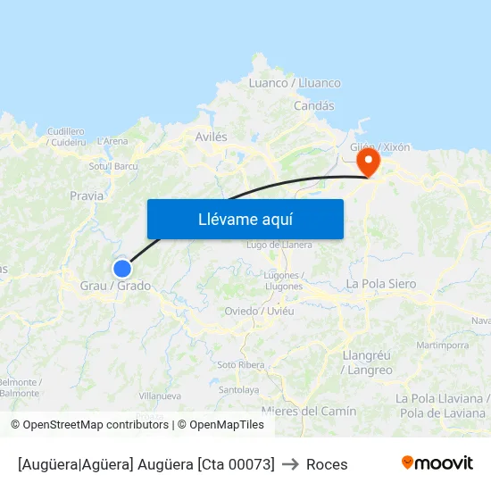 [Augüera|Agüera]  Augüera [Cta 00073] to Roces map