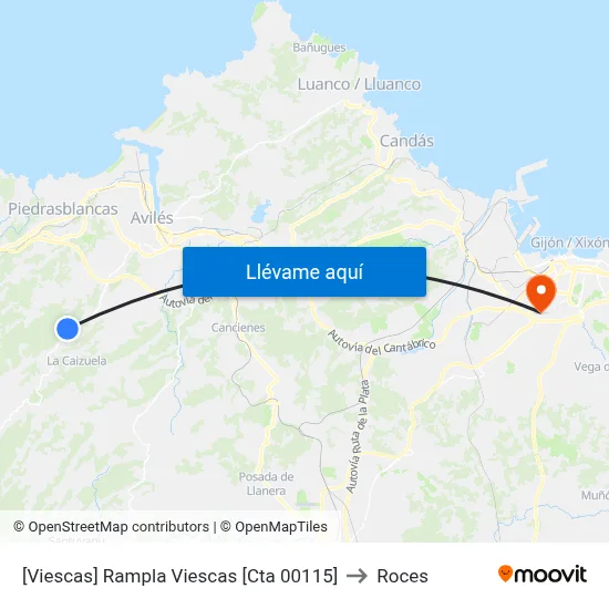 [Viescas]  Rampla Viescas [Cta 00115] to Roces map
