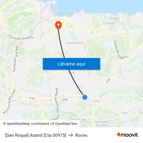 [San Roque]  Aramil [Cta 00975] to Roces map