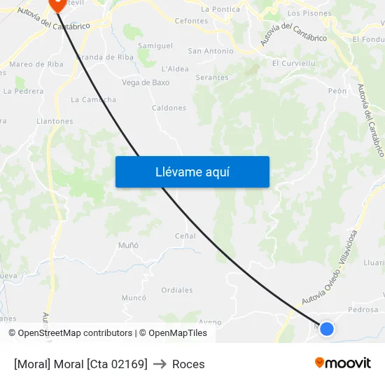 [Moral]  Moral [Cta 02169] to Roces map