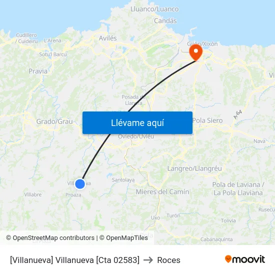[Villanueva]  Villanueva [Cta 02583] to Roces map