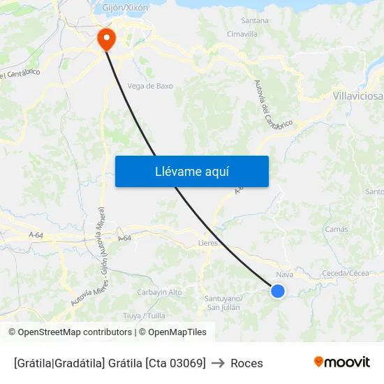 [Grátila|Gradátila]  Grátila [Cta 03069] to Roces map