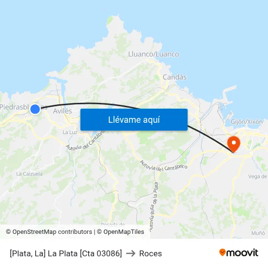 [Plata, La]  La Plata [Cta 03086] to Roces map