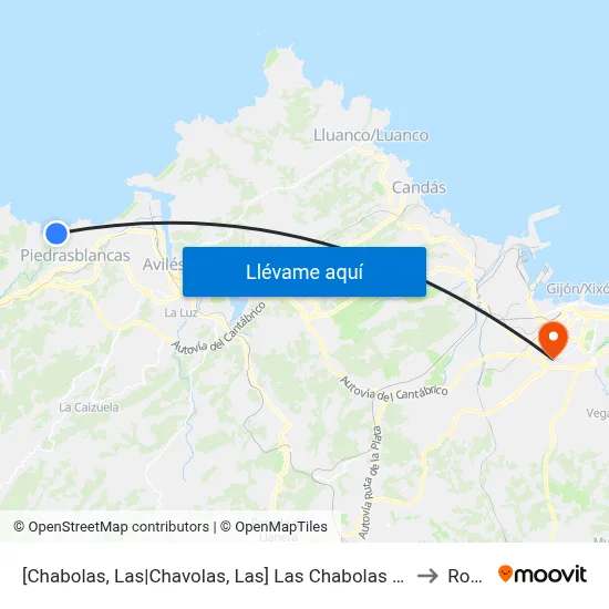 [Chabolas, Las|Chavolas, Las]  Las Chabolas 2 [Cta 04589] to Roces map