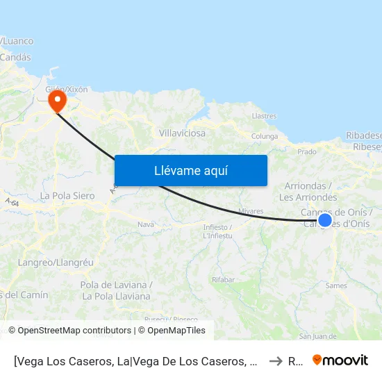[Vega Los Caseros, La|Vega De Los Caseros, La]  Vega De Los Caseros [Cta 05433] to Roces map