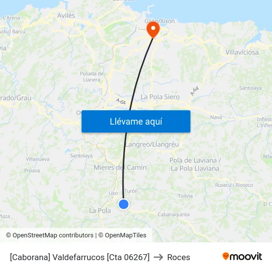 [Caborana]  Valdefarrucos [Cta 06267] to Roces map