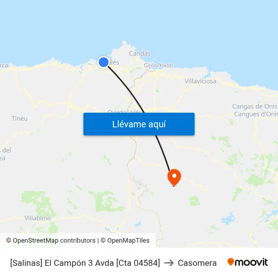 [Salinas]  El Campón 3 Avda [Cta 04584] to Casomera map