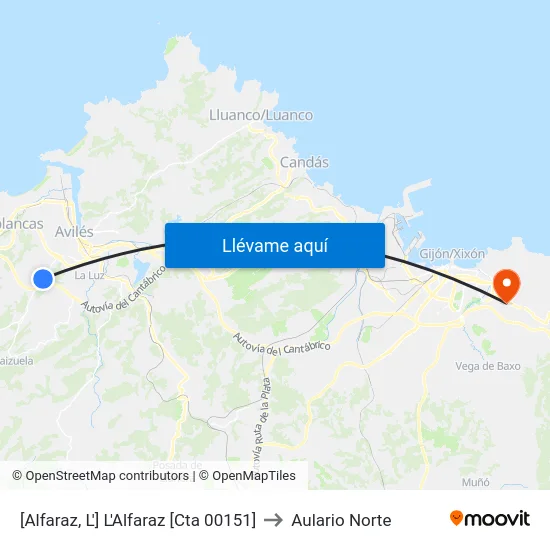 [Alfaraz, L']  L'Alfaraz [Cta 00151] to Aulario Norte map