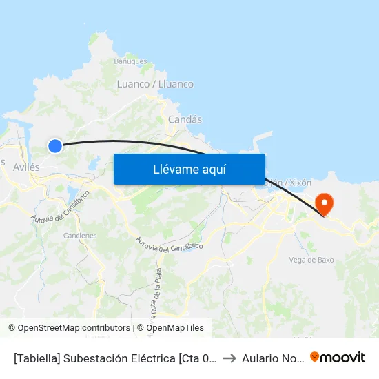 [Tabiella]  Subestación Eléctrica [Cta 00242] to Aulario Norte map