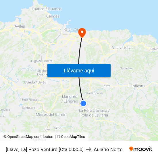 [Llave, La]  Pozo Venturo [Cta 00350] to Aulario Norte map