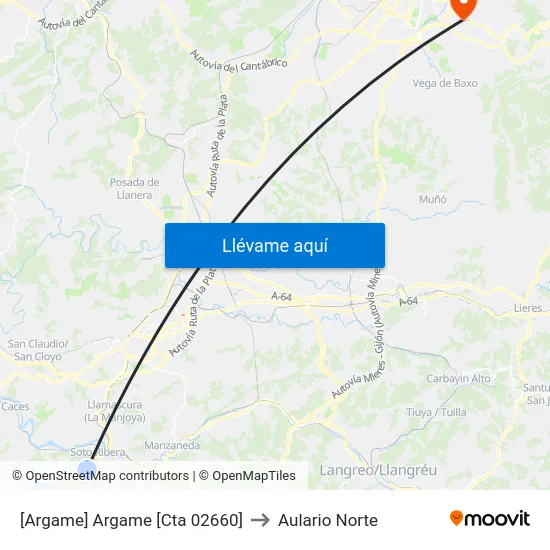 [Argame]  Argame [Cta 02660] to Aulario Norte map