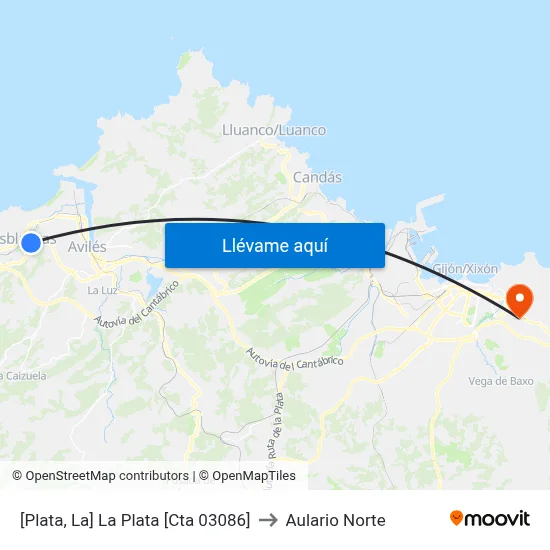 [Plata, La]  La Plata [Cta 03086] to Aulario Norte map