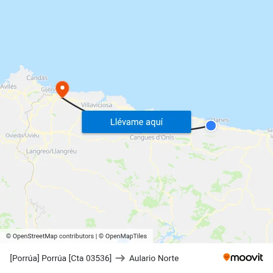 [Porrúa]  Porrúa [Cta 03536] to Aulario Norte map